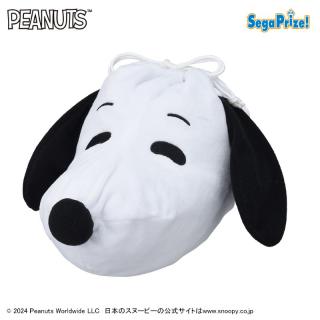 【スヌーピー】【Aブラック】SNOOPY(TM) [PtZ]ぬいぐるみ巾着
