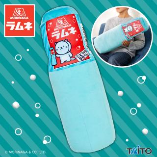 森永ラムネ ボトル型クッション