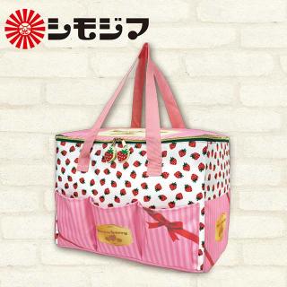 【シモジマ】【Cピンク(いちご柄)】シモジマ 保温保冷BIGマルチバッグ