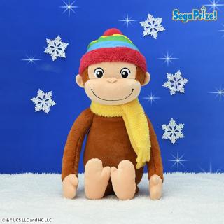 【おさるのジョージ】おさるのジョージ　LLぬいぐるみ　WINTER
