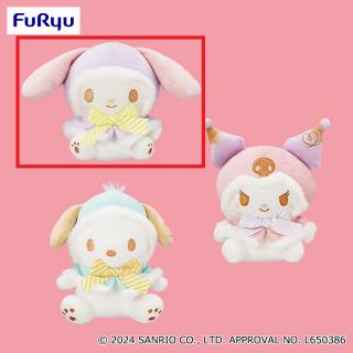 【サンリオ】【Aマイメロディ】サンリオキャラクターズ ましゅまるむカラフルケープぬいぐるみ①