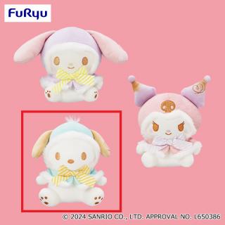 【サンリオ】【Cポチャッコ】サンリオキャラクターズ ましゅまるむカラフルケープぬいぐるみ①