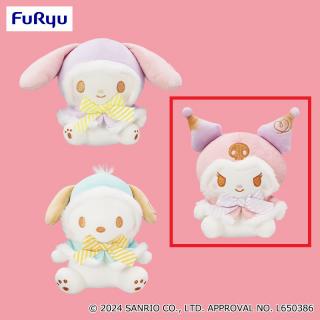 【サンリオ】【Bクロミ】サンリオキャラクターズ ましゅまるむカラフルケープぬいぐるみ①