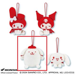 【サンリオ】【Dポムポムプリン】サンリオキャラクターズ×HONDA Wingマーク ぬいぐるみ