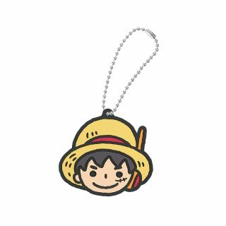 【ワンピース】【Aモンキー・D・ルフィ】ワンピース ラバーキーホルダーエッグヘッド麦わらの一味vol.1