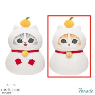 【mofusand】【Bブラウン】mofusand鏡餅にゃんBIGぬいぐるみ
