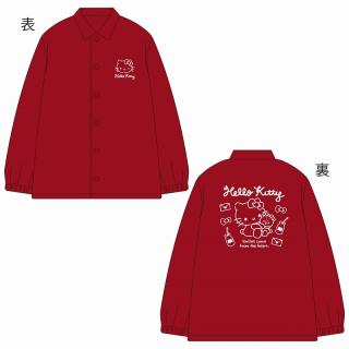 【サンリオ】【A:Red(ハローキティ)】ハローキティ・バッドばつ丸 コーチジャケット