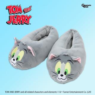 【トムとジェリー】【Aトム】トムとジェリー ふわふわルームシューズ