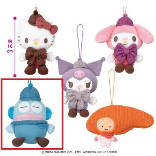 【サンリオ】【D:ハンギョドン】サンリオキャラクターズ ぬくぬくコーデちょいデカマスコット