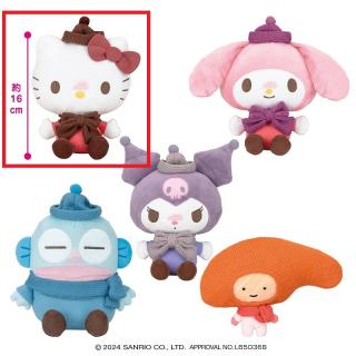 【サンリオ】【A:ハローキティ】サンリオキャラクターズ ぬくぬくコーデドール