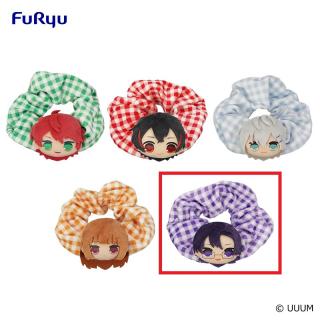 【カラフルピーチ】【Eもふ】カラフルピーチ マスコット付きシュシュ①