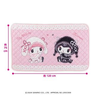 【サンリオ】マイメロディ クロミ 月夜のメロクロもこもこブランケット