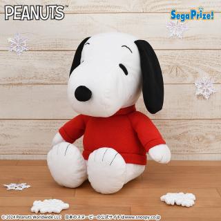 【スヌーピー】SNOOPY(TM)　LLぬいぐるみ　ウィンターセーター