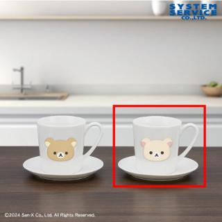 【リラックマ】【Bコリラックマ】リラックマ NEW BASIC RILAKKUMA ぷっくりマグ＆小皿セット