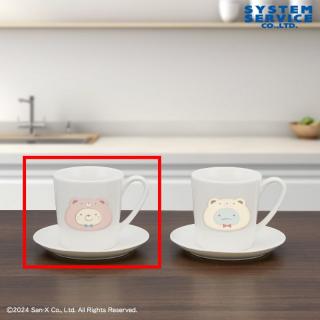 【すみっコぐらし】【Aねこ】すみっコぐらし おうちでくまカフェ ぷっくりマグ＆小皿セット