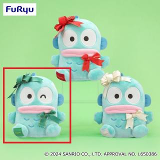 【サンリオ】【Aグリーン】ハンギョドン ラッピングリボンぬいぐるみ