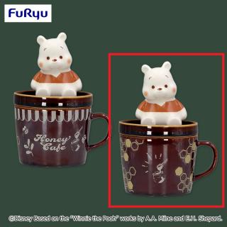 【ディズニー】【Bイエローハニー】くまのプーさん Cafe de HUNNY マシュマロ風ふた付きマグカップ