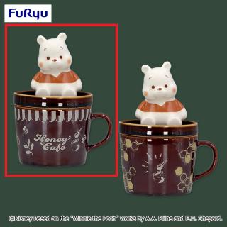 【ディズニー】【Aホワイトロゴ】くまのプーさん Cafe de HUNNY マシュマロ風ふた付きマグカップ