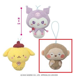 【サンリオ】【Cおさるのもんきち】サンリオキャラクターズ ポコポコきのこマスコット2