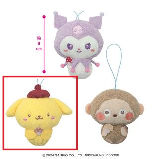 【サンリオ】【Bポムポムプリン】サンリオキャラクターズ ポコポコきのこマスコット2