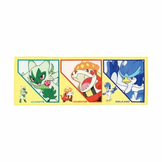 【ポケットモンスター】【Cニャローテ×アチゲータ×ウェルカモ】ポケットモンスター マイクロファイバータオル