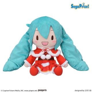 【初音ミク】初音ミクシリーズ　ふわぷち　Lぬいぐるみ“初音ミク”クリスマス2024