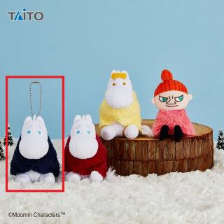 【ムーミン】【Aネイビー】ムーミン　ぬいぐるみマスコット　あったかブランケット