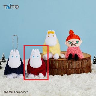 【ムーミン】【Bバーガンディー】ムーミン　ぬいぐるみマスコット　あったかブランケット