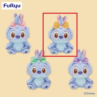 【ディズニー】【Bオレンジ】スティッチ ミルキーボア マスコット～うさ耳むすび～