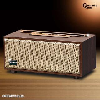 【家電製品(プライズ)】【B:DARK BROWN】ウッドスピーカーFUGA 5