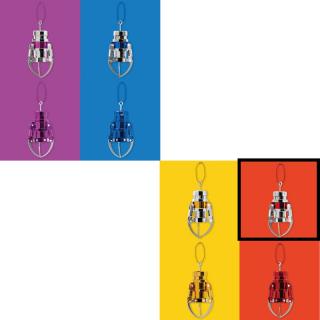 【Eレッド×シルバー】NEWクレーンアーム　キーホルダー2