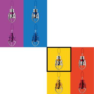 【Fイエロー×シルバー】NEWクレーンアーム　キーホルダー2