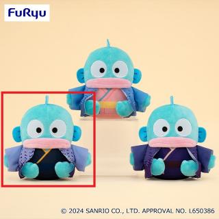 【サンリオ】【A羽織り薄紫】ハンギョドン 和風おめかしぬいぐるみ