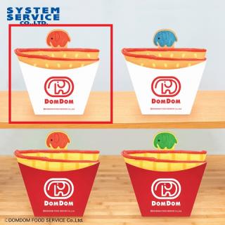 【ドムドムハンバーガー】【Aレッド&ハンバーガー】ドムドムハンバーガー ハンバーガーとポテトのタオル