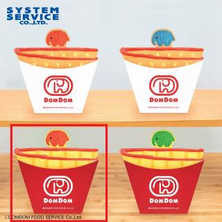 【ドムドムハンバーガー】【Cレッド&ポテト】ドムドムハンバーガー ハンバーガーとポテトのタオル