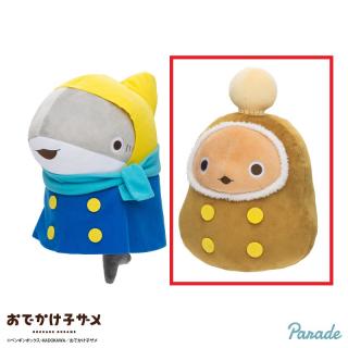 【おでかけ子ザメ】【Bあんこう】おでかけ子ザメ 冬の装いBIGぬいぐるみ