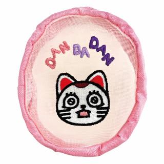【ダンダダン】【Cピンク】ダンダダン メッシュ刺繍ポーチ