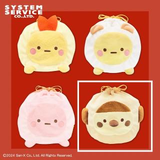 【すみっコぐらし】【Dすずめ】すみっコぐらし みにっコまん ぬいぐるみ巾着