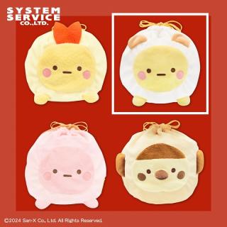 【すみっコぐらし】【Bたぴおか(イエロー)】すみっコぐらし みにっコまん ぬいぐるみ巾着