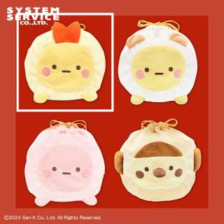 【すみっコぐらし】【Aえびふらいのしっぽ】すみっコぐらし みにっコまん ぬいぐるみ巾着