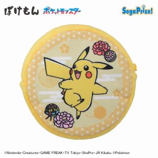 【ポケットモンスター】【Aピカチュウ】ポケットモンスター　サークルポーチ　WAGARAコレクション