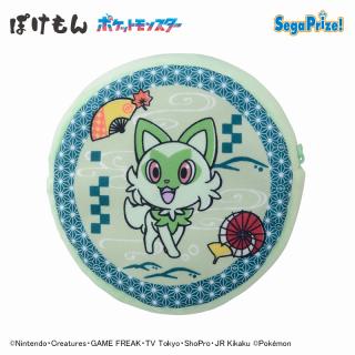 【ポケットモンスター】【Bニャオハ】ポケットモンスター　サークルポーチ　WAGARAコレクション