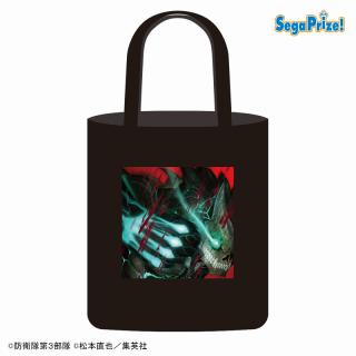 【怪獣8号】【Aティザービジュアル(黒)】怪獣8号　[PtZ]トートバッグ