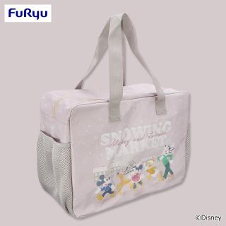 【ディズニー】ミッキー＆フレンズ 雪降るマーケット トラベルバッグ