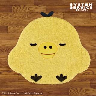 【リラックマ】【キイロイトリ】リラックマ NEW BASIC RILAKKUMA ビッグダイカットラグ キイロイトリ