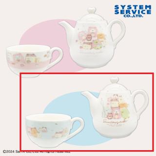 【すみっコぐらし】【Bブルー】すみっコぐらし おうちでくまカフェ ティーポット&カップセット