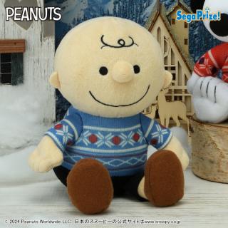 【スヌーピー】【Bチャーリー・ブラウン】SNOOPY(TM)　ぬいぐるみ　ノルディックパターン