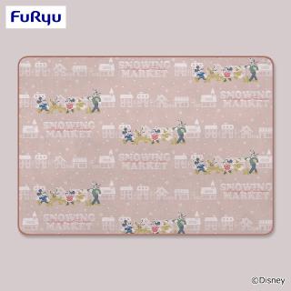 【ディズニー】ミッキー＆フレンズ 雪降るマーケット 大きな毛布
