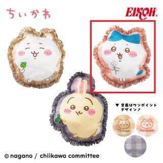 【ちいかわ】【セット配送】【Bハチワレ】ちいかわ ギンガムフリルクッション