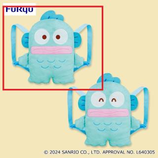 【サンリオ】【セット配送】【Aふつうの顔】ハンギョドン ぬいぐるみリュック